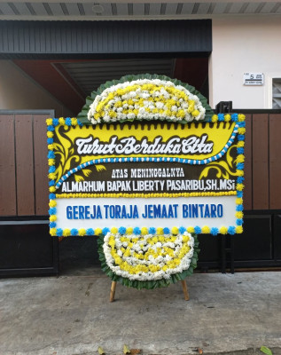 Papan Bunga Duka di Kebonrejo