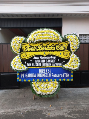 Papan Bunga Duka di Kebonrejo