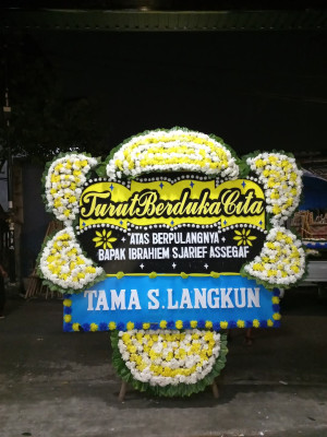 Papan Bunga Duka di Kebonrejo