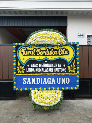 Papan Bunga Duka di Kebonrejo